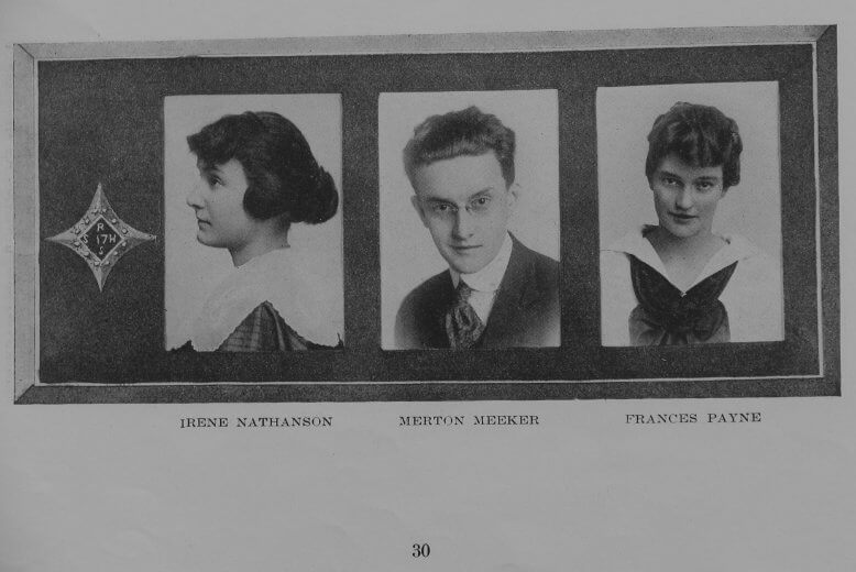 Yearbook class of 1917 page 10