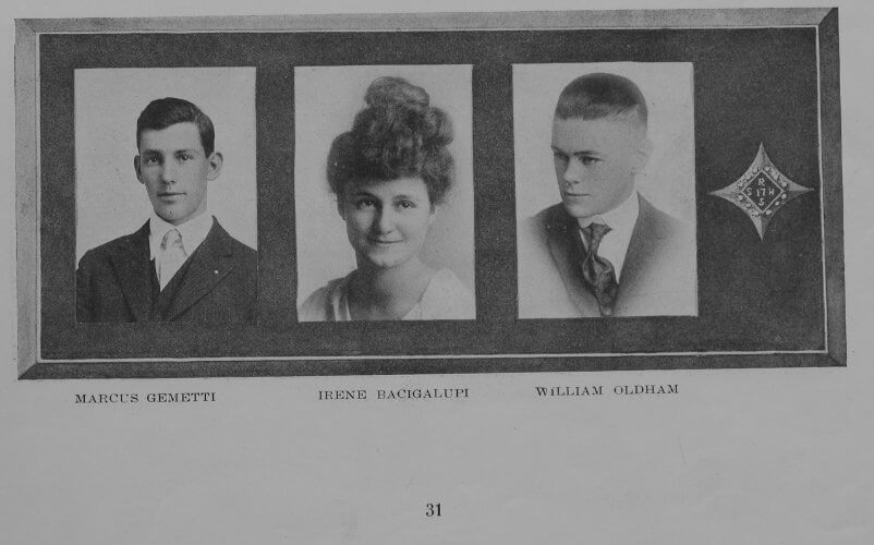 Yearbook class of 1917 page 11