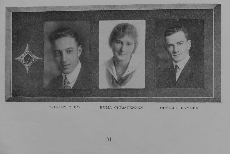 Yearbook class of 1917 page 14
