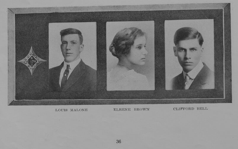 Yearbook class of 1917 page 16