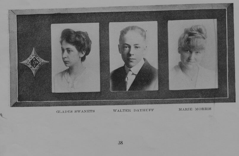 Yearbook class of 1917 page 18