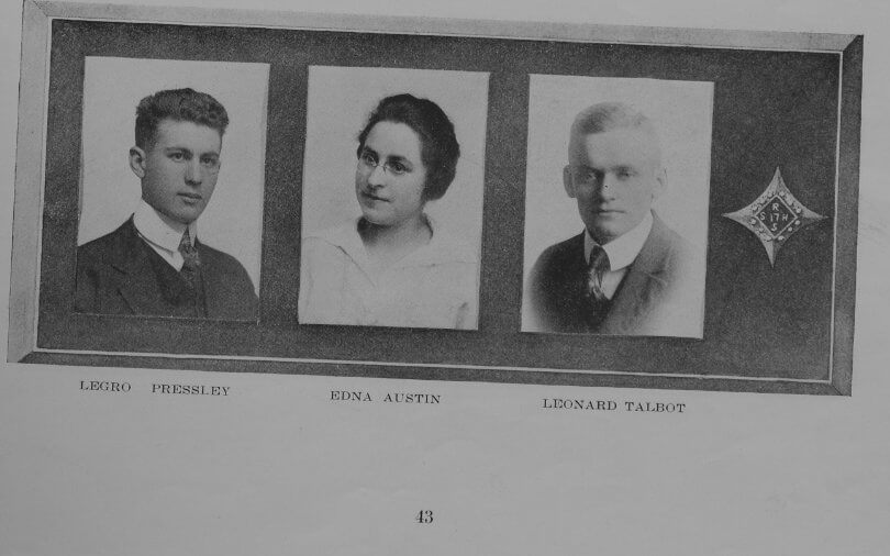 Yearbook class of 1917 page 23